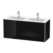 Duravit Waschtischunterschrank XSquare 128x47,8x56cm, 4 Schubk., wandhängend, sw hgl-5