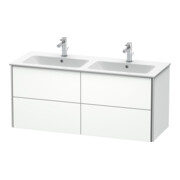 Duravit Waschtischunterschrank XSquare 128x47,8x56cm, 4 Schubk., wandhängend, we matt