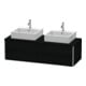 Duravit Waschtischunterschrank XSquare 140x54,8x40cm, 4 La, B bs, wandhängend, Ei sw-1