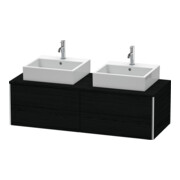 Duravit Waschtischunterschrank XSquare 140x54,8x40cm, 4 La, B bs, wandhängend, Ei sw