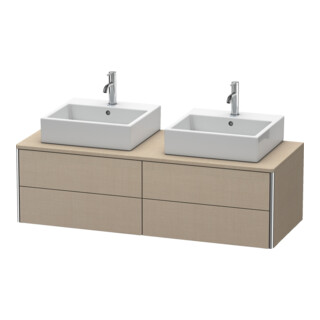 Duravit Waschtischunterschrank XSquare 140x54,8x40cm, 4 La, B bs, wandhängend, lei