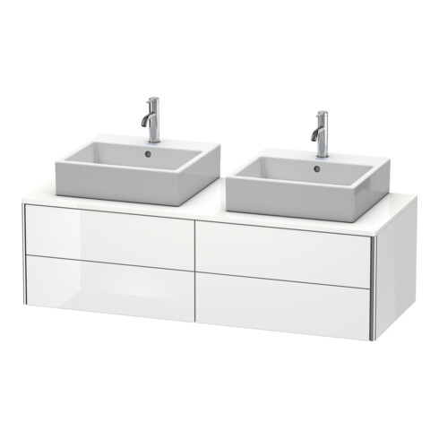 Duravit Waschtischunterschrank XSquare 140x54,8x40cm, 4 La, B bs, wandhängend, we hgl