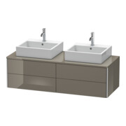 Duravit Waschtischunterschrank XSquare 140x54,8x40cm, 4 La, B bs, wd, f Gr hgl