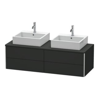 Duravit Waschtischunterschrank XSquare 140x54,8x40cm, 4 La, B bs, wd, gra matt