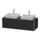 Duravit Waschtischunterschrank XSquare 140x54,8x40cm, 4 La, B bs, wd, gra matt-1