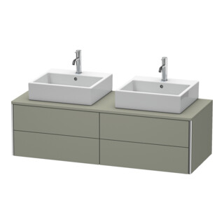 Duravit Waschtischunterschrank XSquare 140x54,8x40cm, 4 La, B bs, wd, st-g m