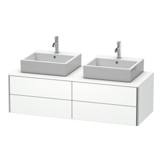Duravit Waschtischunterschrank XSquare 140x54,8x40cm, 4 La, B bs, wd, we matt