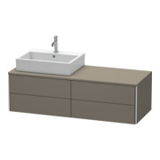 Duravit Waschtischunterschrank XSquare 140x54,8x40cm, 4 La, wd, B l, f G s-matt