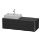 Duravit Waschtischunterschrank XSquare 140x54,8x40cm, 4 La, wd, B l, graph matt-1