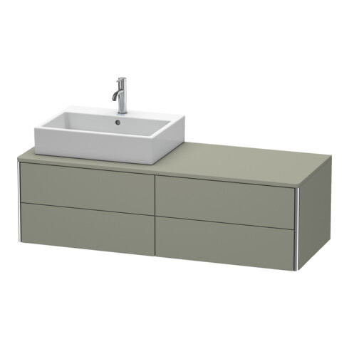 Duravit Waschtischunterschrank XSquare 140x54,8x40cm, 4 La, wd, B l, st-g m