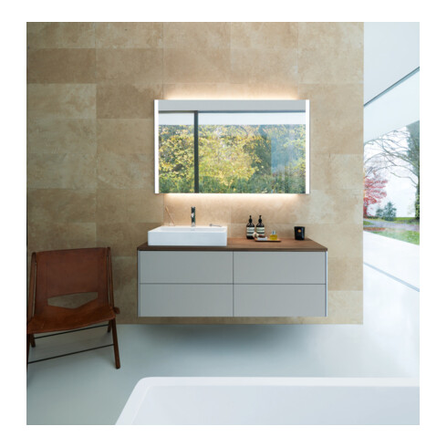 Duravit Waschtischunterschrank XSquare 140x54,8x40cm, 4 La, wd, B l, st-g m