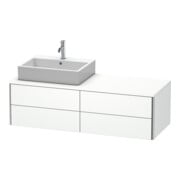 Duravit Waschtischunterschrank XSquare 140x54,8x40cm, 4 La, wd, B li, we matt