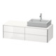 Duravit Waschtischunterschrank XSquare 140x54,8x40cm, 4 La, wd, B re, we hgl-1