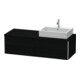Duravit Waschtischunterschrank XSquare 140x54,8x40cm, 4 La, wd, Beck. re, Ei sw-1