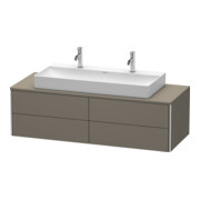 Duravit Waschtischunterschrank XSquare 140x54,8x40cm, 4 La, wd, flan. Gr s-matt