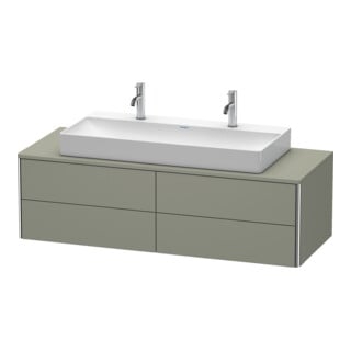 Duravit Waschtischunterschrank XSquare 140x54,8x40cm, 4 La, wd, st-g s-matt