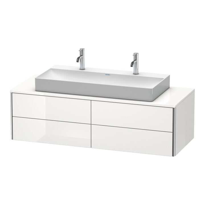 Duravit Waschtischunterschrank XSquare 140x54,8x40cm, 4 Schubk., wandhängend, graph m
