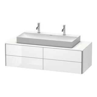 Duravit Waschtischunterschrank XSquare 140x54,8x40cm, 4 Schubk., wandhängend, we hgl
