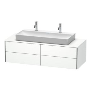 Duravit Waschtischunterschrank XSquare 140x54,8x40cm, 4 Schubk., wandhängend, we matt