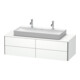 Duravit Waschtischunterschrank XSquare 140x54,8x40cm, 4 Schubk., wandhängend, we matt-1
