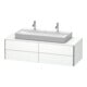Duravit Waschtischunterschrank XSquare 140x54,8x40cm, 4 Schubk., wandhängend, we matt-1