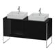 Duravit Waschtischunterschrank XSquare 140x54,8x77,8cm, 4 Ausz., steh., sw hgl-1