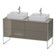 Duravit Waschtischunterschrank XSquare 140x54,8x77,8cm, 4 AZ, st, flan. Gr hgl-1
