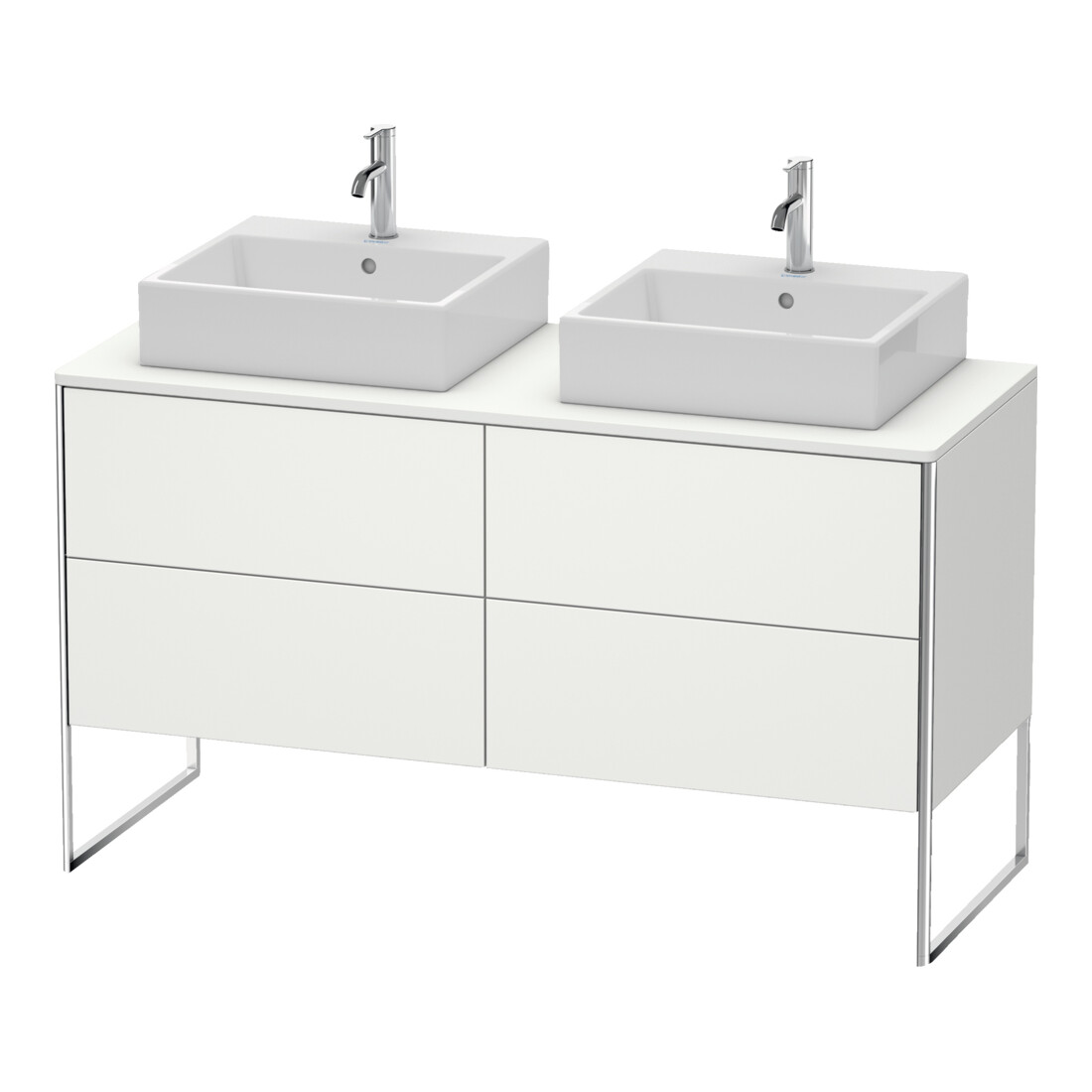 Duravit Waschtischunterschrank XSquare 140x54,8x77,8cm, 4 AZ, st, No we s-matt