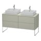 Duravit Waschtischunterschrank XSquare 140x54,8x77,8cm, 4 AZ, steh., Tau s-matt-1