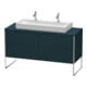 Duravit Waschtischunterschrank XSquare 140x54,8x77,8cm, 4 La, st, blau s-matt-1