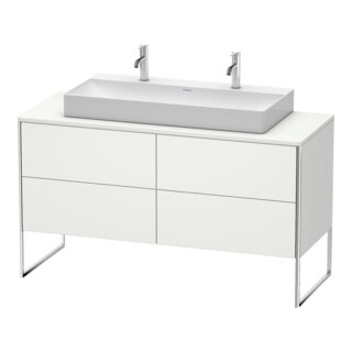 Duravit Waschtischunterschrank XSquare 140x54,8x77,8cm, 4 La, st, No we s-matt