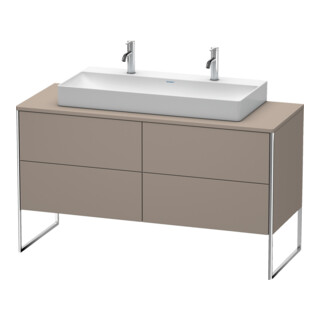 Duravit Waschtischunterschrank XSquare 140x54,8x77,8cm, 4 La, steh., bas. m