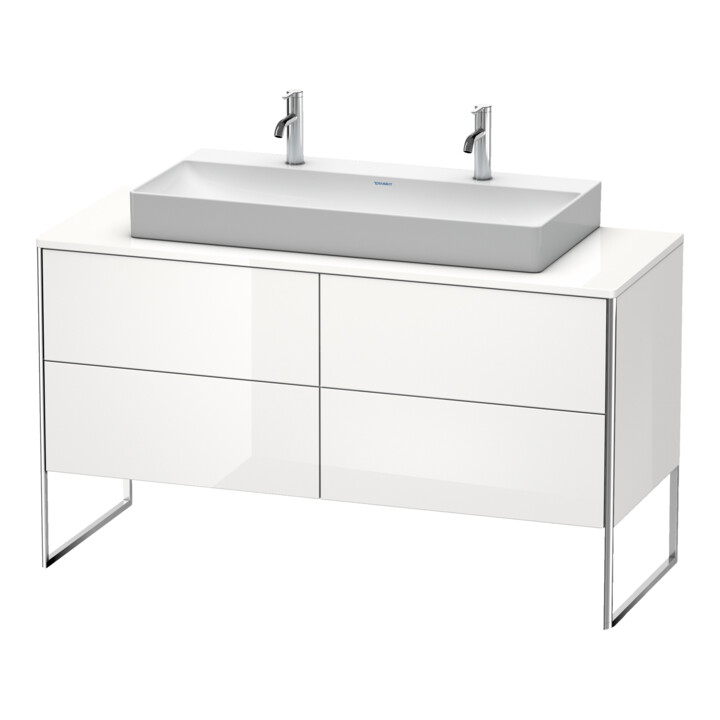Duravit Waschtischunterschrank XSquare 140x54,8x77,8cm, 4 La, steh., graph m