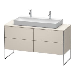 Duravit Waschtischunterschrank XSquare 140x54,8x77,8cm, 4 La, steh., Tau matt