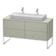 Duravit Waschtischunterschrank XSquare 140x54,8x77,8cm, 4 La, steh., Tau s-matt-1