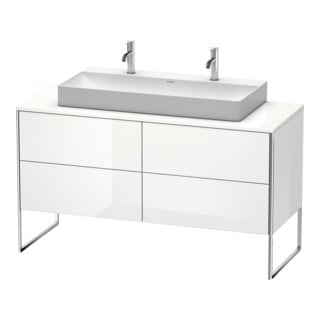 Duravit Waschtischunterschrank XSquare 140x54,8x77,8cm, 4 La, steh., we hgl