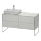 Duravit Waschtischunterschrank XSquare 140x77,8x53,8cm, 4 AZ, st, B l, bg m-1