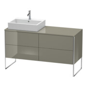 Duravit Waschtischunterschrank XSquare 140x77,8x53,8cm, 4 AZ, st, B l, f Gr hgl
