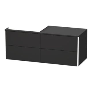 Duravit Waschtischunterschrank XSquare 140x77,8x53,8cm, 4 AZ, st, B l, gra matt