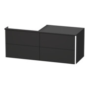 Duravit Waschtischunterschrank XSquare 140x77,8x53,8cm, 4 AZ, st, B l, gra matt