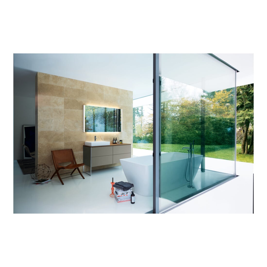 Duravit Waschtischunterschrank XSquare 140x77,8x53,8cm, 4 AZ, st, B l, st-g m