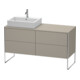 Duravit Waschtischunterschrank XSquare 140x77,8x53,8cm, 4 AZ, st, B li, bas. m-1