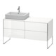 Duravit Waschtischunterschrank XSquare 140x77,8x53,8cm, 4 AZ, st, B li, we hgl-1