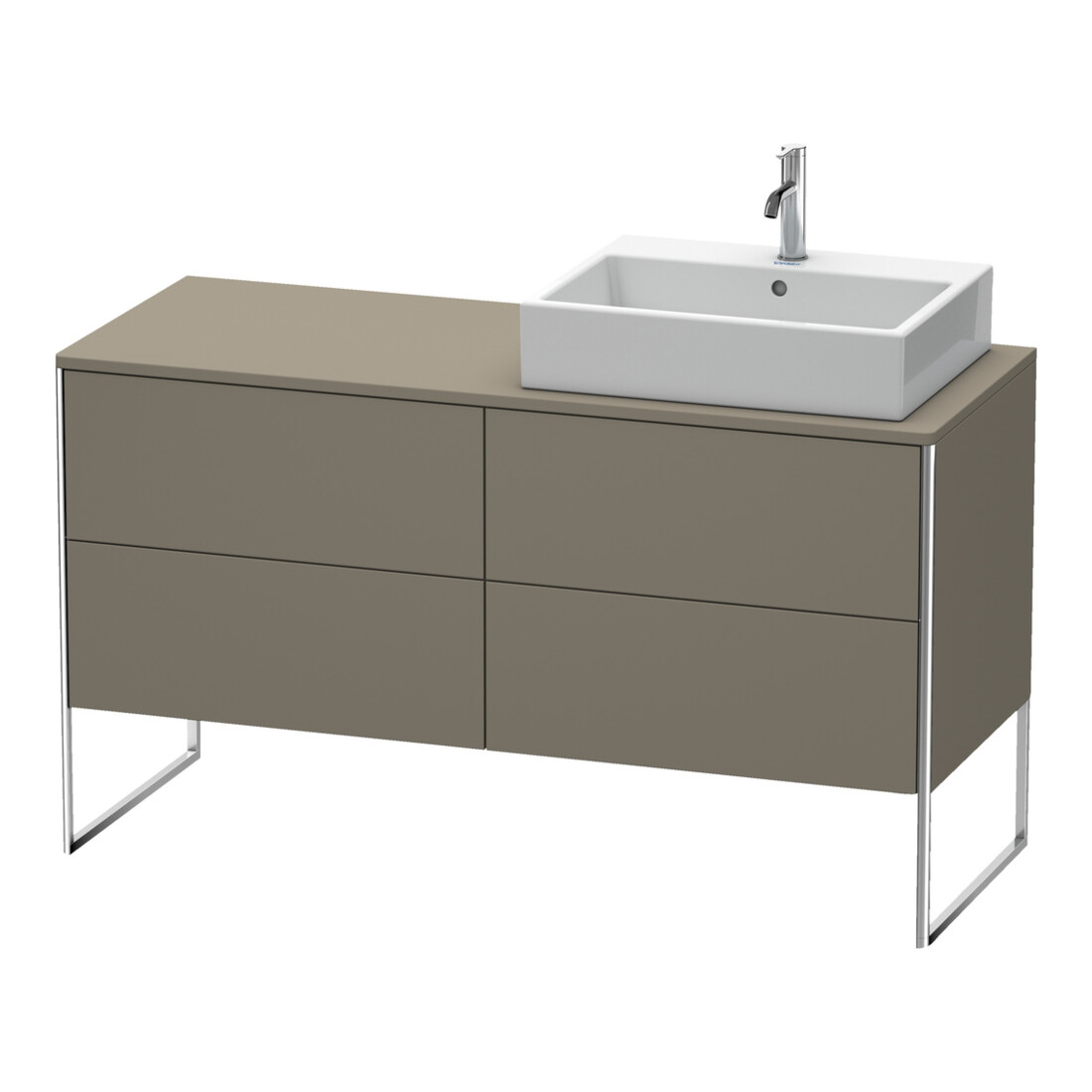 Duravit Waschtischunterschrank XSquare 140x77,8x53,8cm, 4 AZ, st, B r, f G m