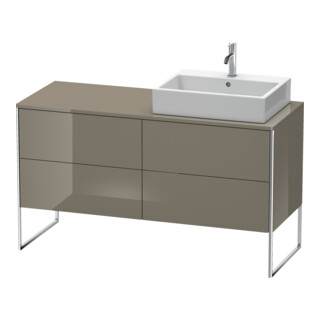 Duravit Waschtischunterschrank XSquare 140x77,8x53,8cm, 4 AZ, st, B r, f Gr hgl