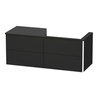 Duravit Waschtischunterschrank XSquare 140x77,8x53,8cm, 4 AZ, st, B r, gra matt