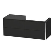 Duravit Waschtischunterschrank XSquare 140x77,8x53,8cm, 4 AZ, st, B r, gra matt