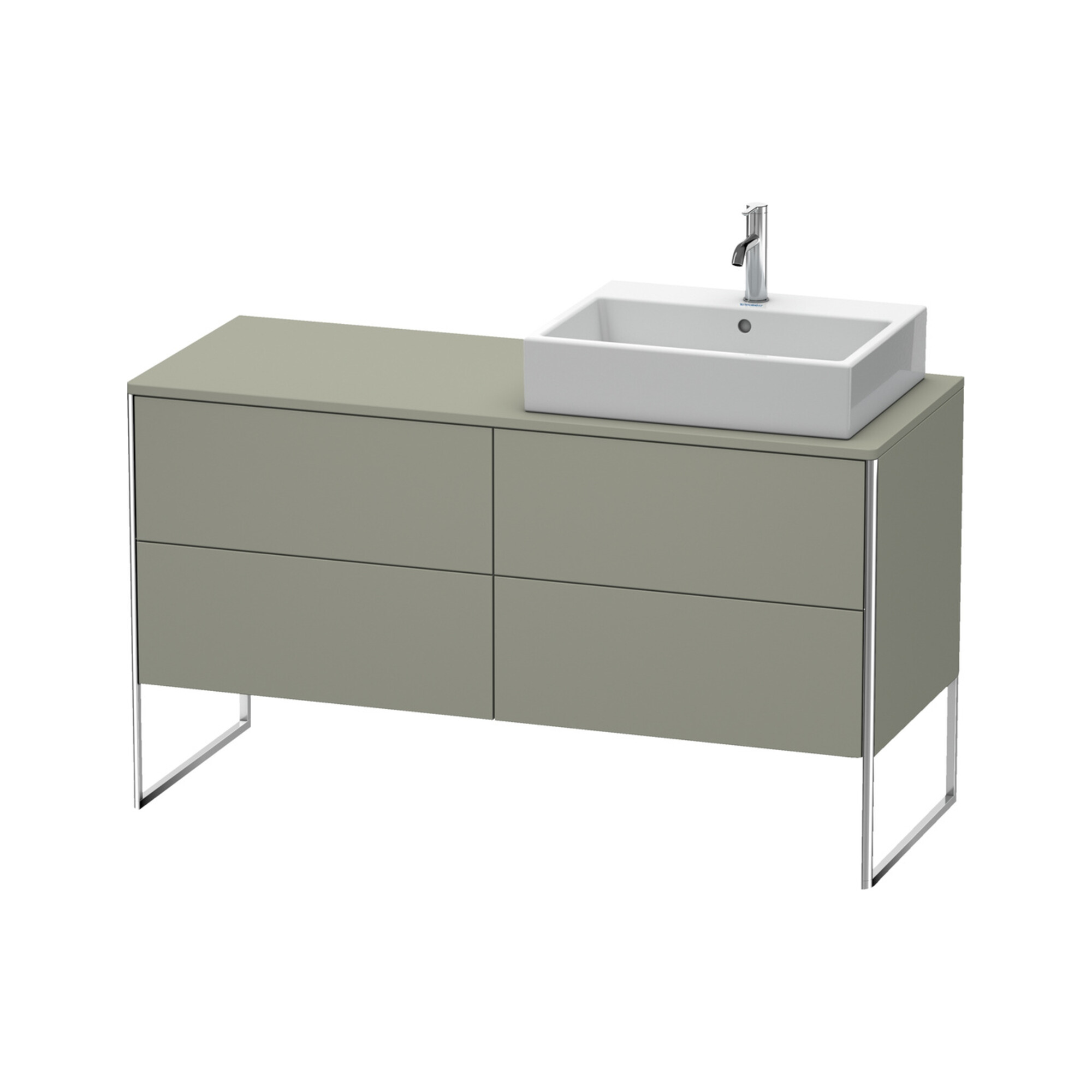 Duravit Waschtischunterschrank XSquare 140x77,8x53,8cm, 4 AZ, st, B r, st-g m