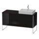 Duravit Waschtischunterschrank XSquare 140x77,8x53,8cm, 4 AZ, st, B re, sw hgl-1