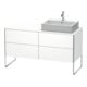 Duravit Waschtischunterschrank XSquare 140x77,8x53,8cm, 4 AZ, st, B re, we m-1